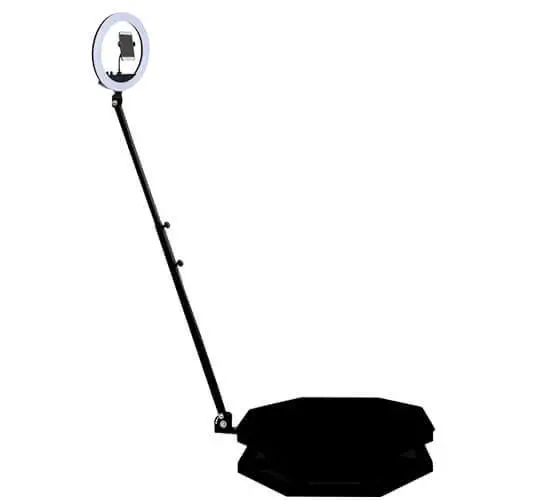 Plataforma 360 Spinner 360 em evento — Karas e Bokas Campinas