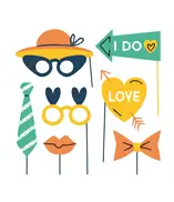 Adereço plaquinha festa